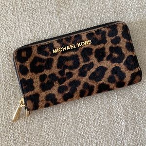 Michael Kors Leopard Wallet